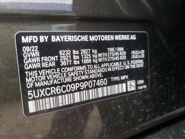 Photo 12 VIN: 5UXCR6C09P9P07460 - BMW X5 XDRIVE4 