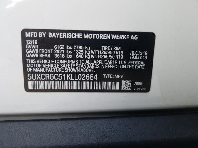 Photo 9 VIN: 5UXCR6C51KLL02684 - BMW X5 