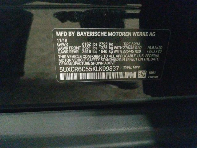 Photo 9 VIN: 5UXCR6C55KLK99837 - BMW X5 XDRIVE4 