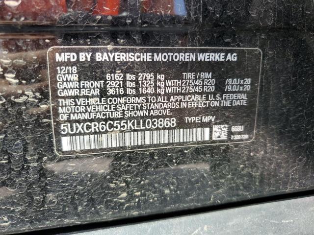 Photo 12 VIN: 5UXCR6C55KLL03868 - BMW X5 XDRIVE4 