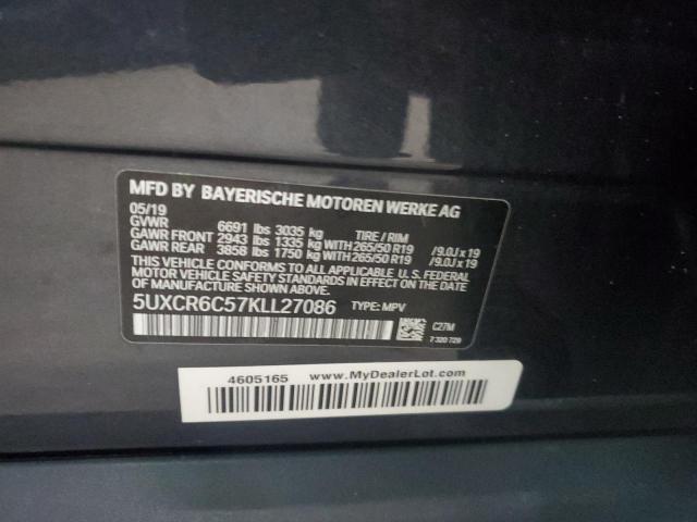 Photo 12 VIN: 5UXCR6C57KLL27086 - BMW X5 XDRIVE4 