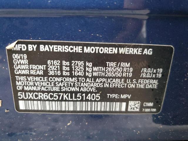 Photo 12 VIN: 5UXCR6C57KLL51405 - BMW X5 