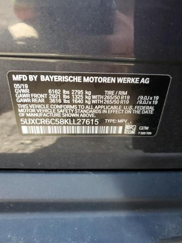 Photo 11 VIN: 5UXCR6C58KLL27615 - BMW X5 