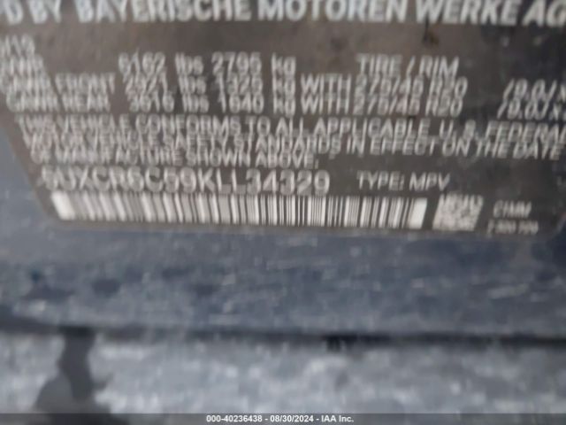 Photo 8 VIN: 5UXCR6C59KLL34329 - BMW X5 