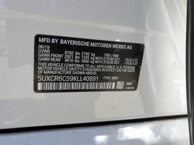 Photo 12 VIN: 5UXCR6C59KLL40891 - BMW X5 XDRIVE4 