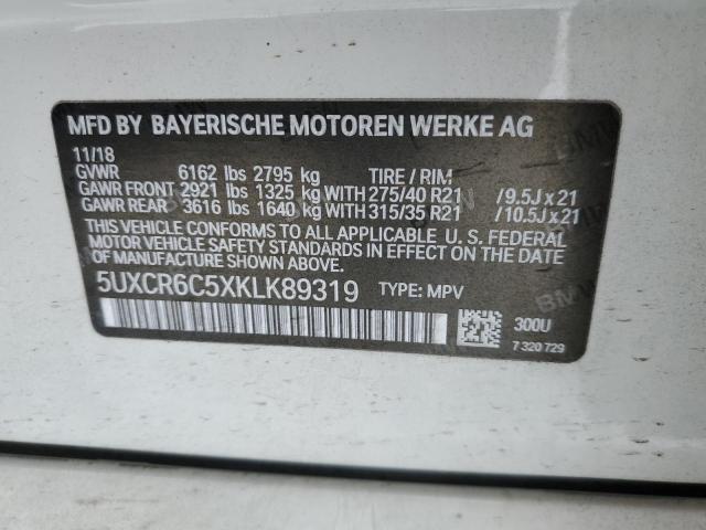 Photo 12 VIN: 5UXCR6C5XKLK89319 - BMW X5 XDRIVE4 