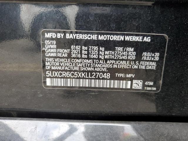 Photo 12 VIN: 5UXCR6C5XKLL27048 - BMW X5 XDRIVE4 