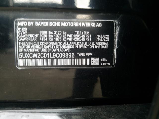 Photo 9 VIN: 5UXCW2C01L9C09896 - BMW X7 XDRIVE4 