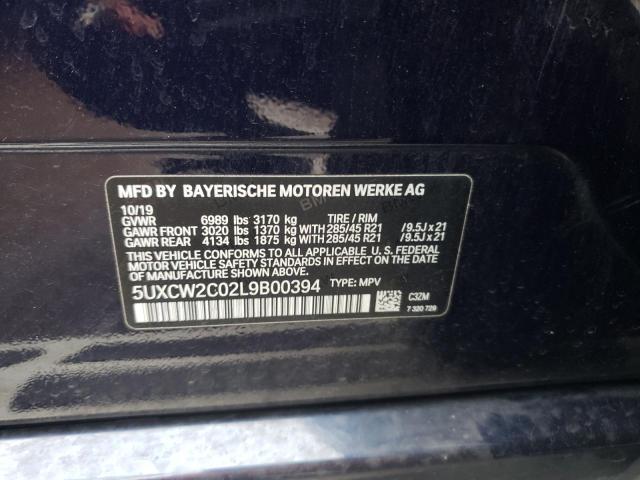 Photo 9 VIN: 5UXCW2C02L9B00394 - BMW X7 XDRIVE4 