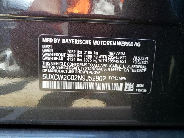 Photo 12 VIN: 5UXCW2C02N9J52902 - BMW X7 XDRIVE4 