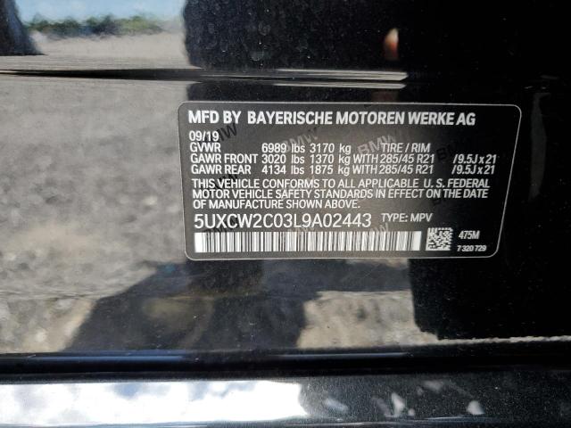 Photo 12 VIN: 5UXCW2C03L9A02443 - BMW X7 