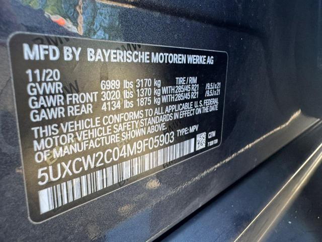 Photo 9 VIN: 5UXCW2C04M9F05903 - BMW X7 XDRIVE4 