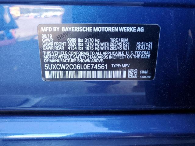 Photo 12 VIN: 5UXCW2C06L0E74561 - BMW X7 XDRIVE4 