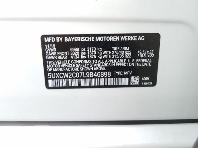 Photo 9 VIN: 5UXCW2C07L9B46898 - BMW X7 