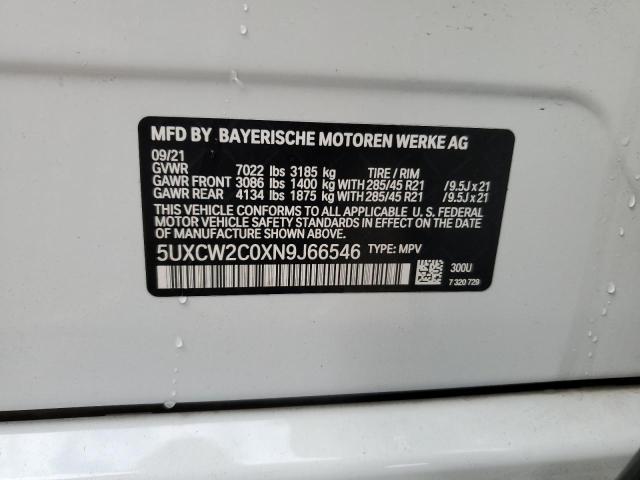 Photo 11 VIN: 5UXCW2C0XN9J66546 - BMW X7 XDRIVE4 