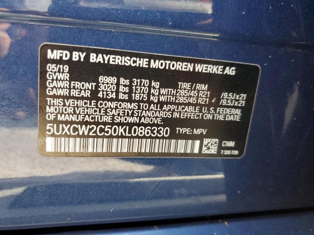 Photo 13 VIN: 5UXCW2C50KL086330 - BMW X7 XDRIVE4 