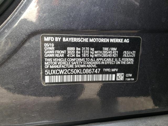 Photo 11 VIN: 5UXCW2C50KL086747 - BMW X7 XDRIVE4 