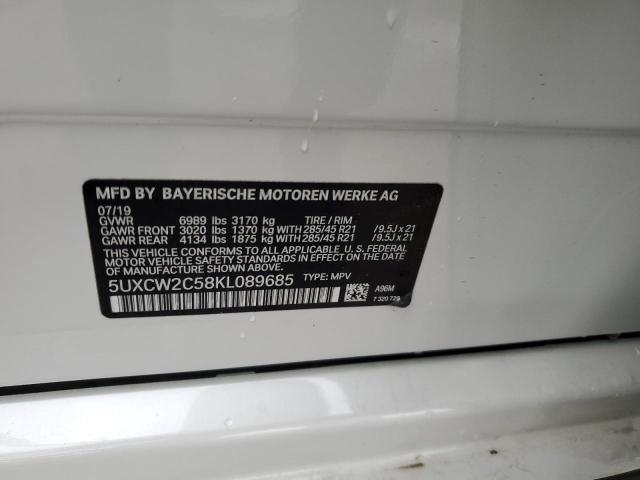 Photo 13 VIN: 5UXCW2C58KL089685 - BMW X7 XDRIVE4 