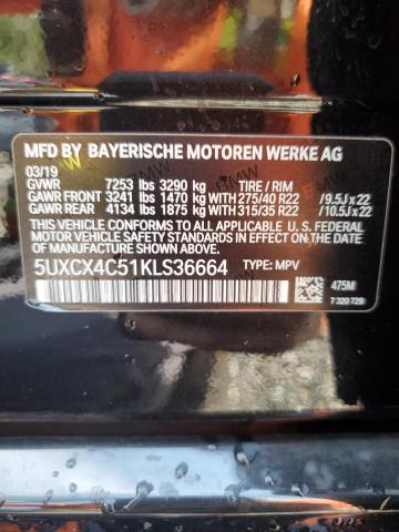 Photo 13 VIN: 5UXCX4C51KLS36664 - BMW X7 XDRIVE5 