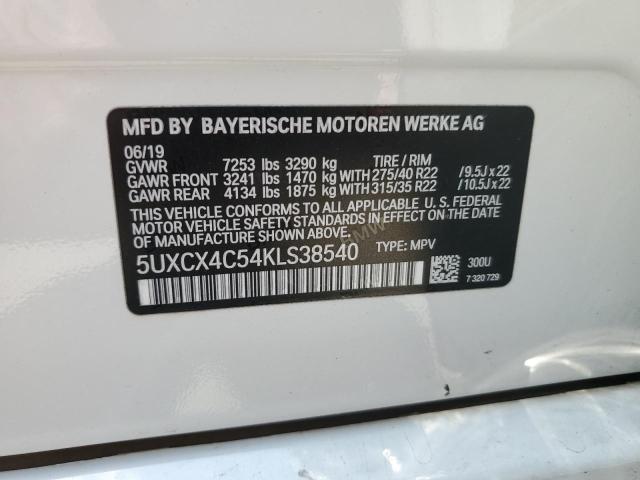 Photo 12 VIN: 5UXCX4C54KLS38540 - BMW X7 