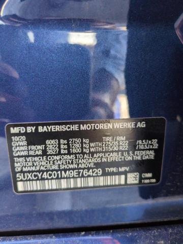 Photo 13 VIN: 5UXCY4C01M9E76429 - BMW X6 SDRIVE 