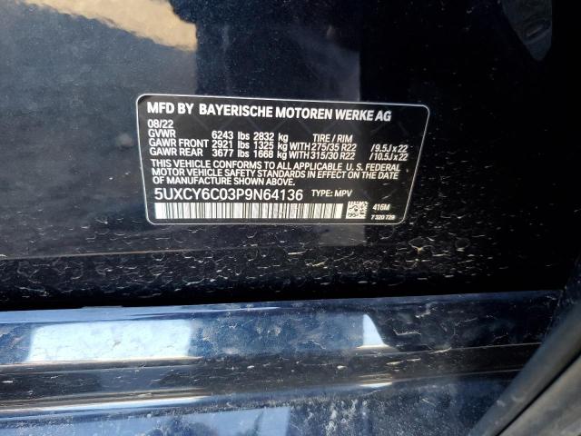 Photo 11 VIN: 5UXCY6C03P9N64136 - BMW X6 XDRIVE4 