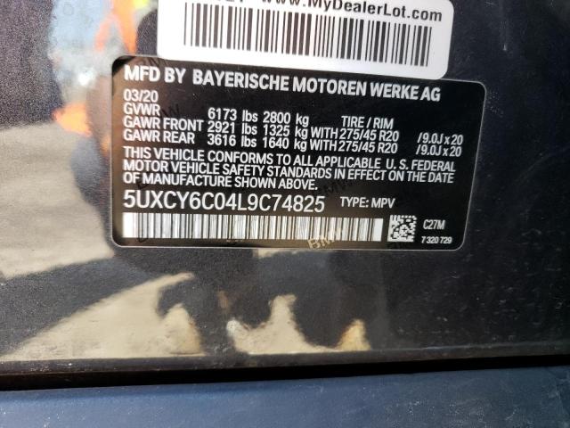 Photo 11 VIN: 5UXCY6C04L9C74825 - BMW X6 