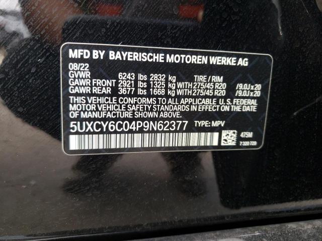 Photo 12 VIN: 5UXCY6C04P9N62377 - BMW X6 XDRIVE4 