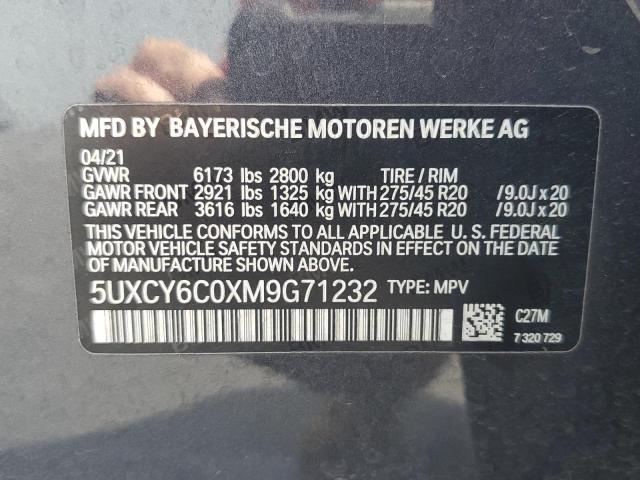 Photo 12 VIN: 5UXCY6C0XM9G71232 - BMW X6 XDRIVE4 