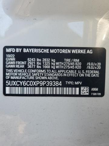 Photo 12 VIN: 5UXCY6C0XP9P39384 - BMW X6 XDRIVE4 