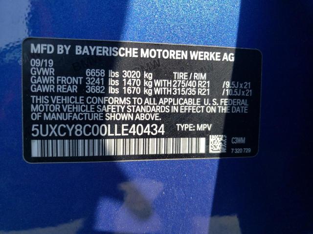 Photo 12 VIN: 5UXCY8C00LLE40434 - BMW X6 