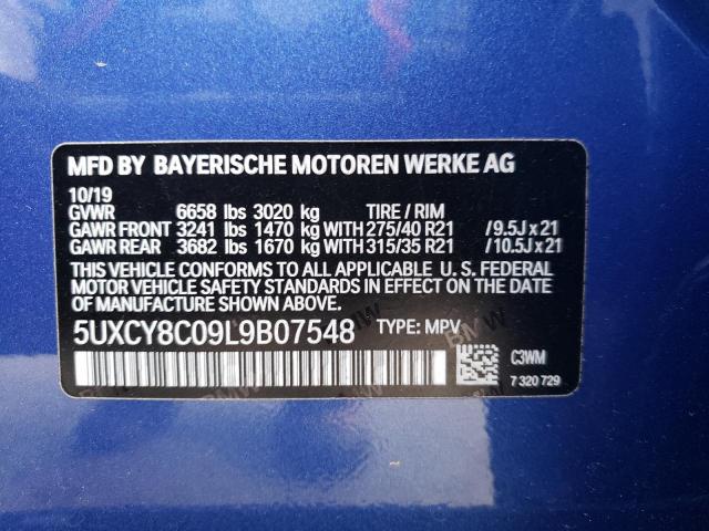 Photo 12 VIN: 5UXCY8C09L9B07548 - BMW X6 