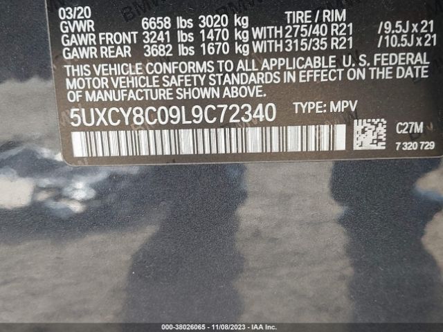 Photo 8 VIN: 5UXCY8C09L9C72340 - BMW X6 