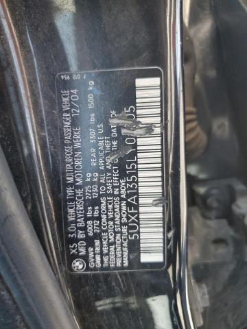 Photo 11 VIN: 5UXFA13515LY04705 - BMW X5 3.0I 