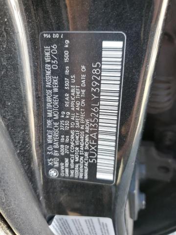 Photo 12 VIN: 5UXFA13526LY39285 - BMW X5 3.0I 