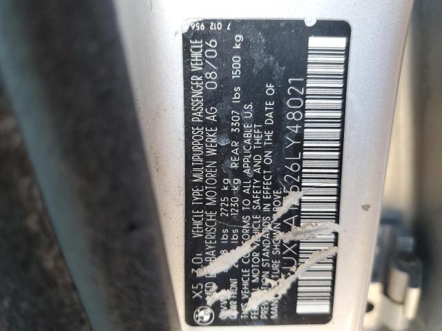 Photo 12 VIN: 5UXFA13526LY48021 - BMW X5 3.0I 