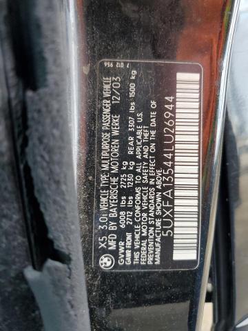 Photo 12 VIN: 5UXFA13544LU26944 - BMW X5 