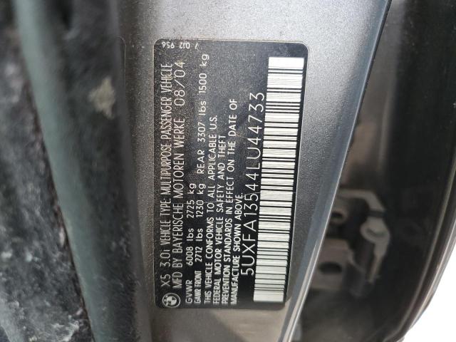 Photo 12 VIN: 5UXFA13544LU44733 - BMW X5 