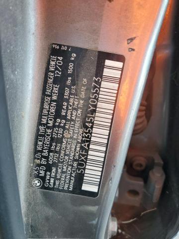 Photo 11 VIN: 5UXFA13545LY05573 - BMW X5 