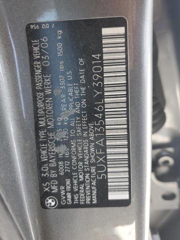 Photo 11 VIN: 5UXFA13546LY39014 - BMW X5 