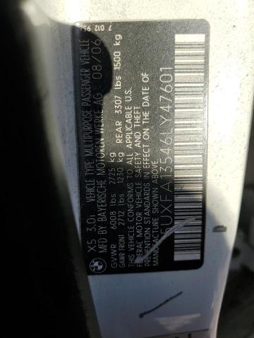 Photo 11 VIN: 5UXFA13546LY47601 - BMW X5 