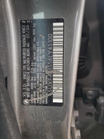 Photo 13 VIN: 5UXFA13556LY45100 - BMW X5 3.0I 