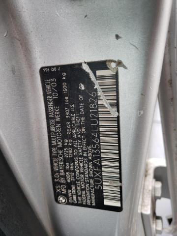 Photo 12 VIN: 5UXFA13564LU21826 - BMW X5 