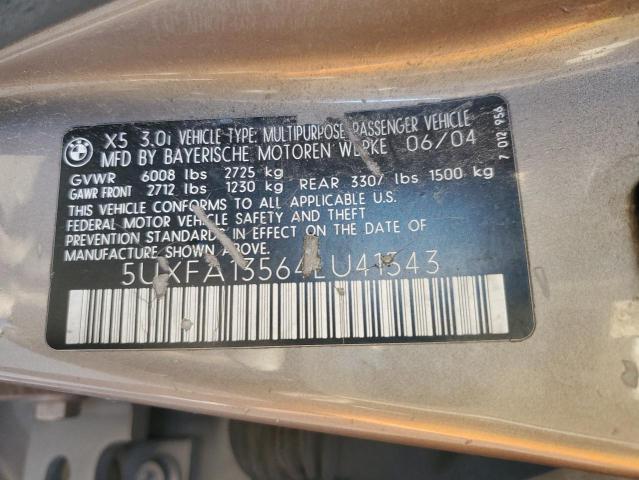 Photo 11 VIN: 5UXFA13564LU41543 - BMW X5 