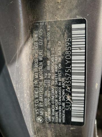 Photo 12 VIN: 5UXFA13575LY08595 - BMW X5 3.0I 