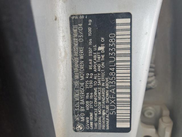 Photo 11 VIN: 5UXFA13584LU33380 - BMW X5 