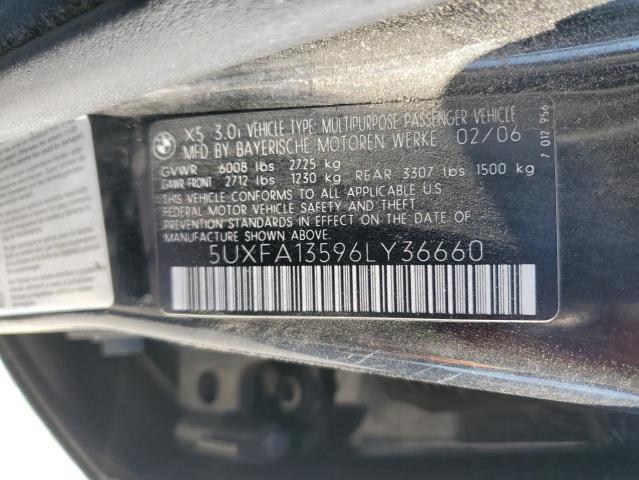 Photo 11 VIN: 5UXFA13596LY36660 - BMW X5 