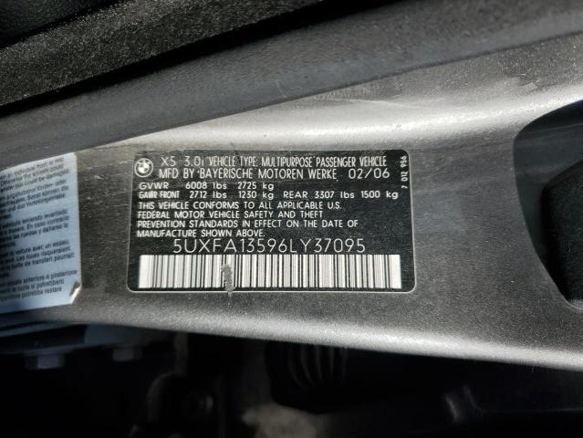 Photo 11 VIN: 5UXFA13596LY37095 - BMW X5 3.0I 