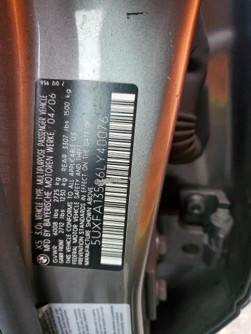 Photo 12 VIN: 5UXFA13596LY40076 - BMW X5 