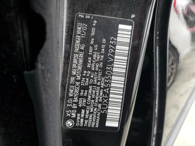 Photo 11 VIN: 5UXFA53503LV79732 - BMW X5 3.0I 